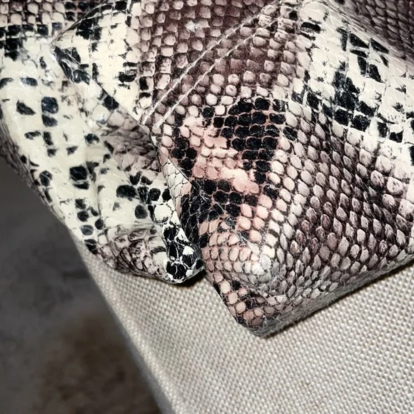 Large Python Print Tote - Picture 6 of 8